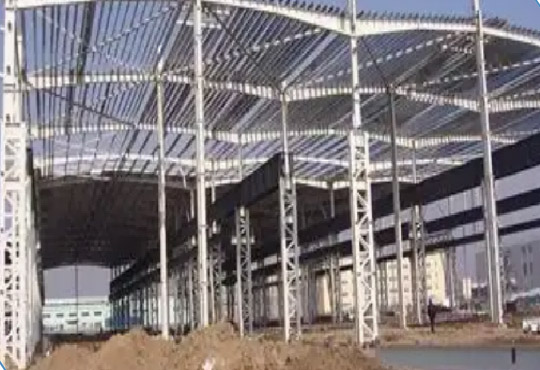 Double Span Frame Steel Structure